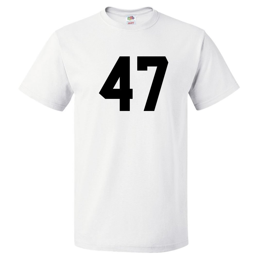 47th Birthday Gift For 47 Year Old Jersey Number 47 Shirt